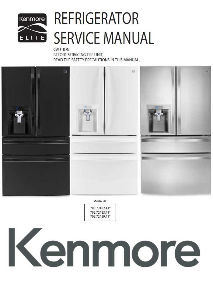 kenmore elite refrigerator model 795 parts diagram