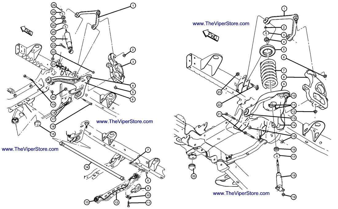 control arm parts diagram