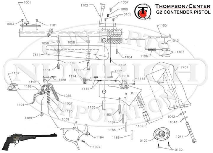 thompson center encore parts diagram