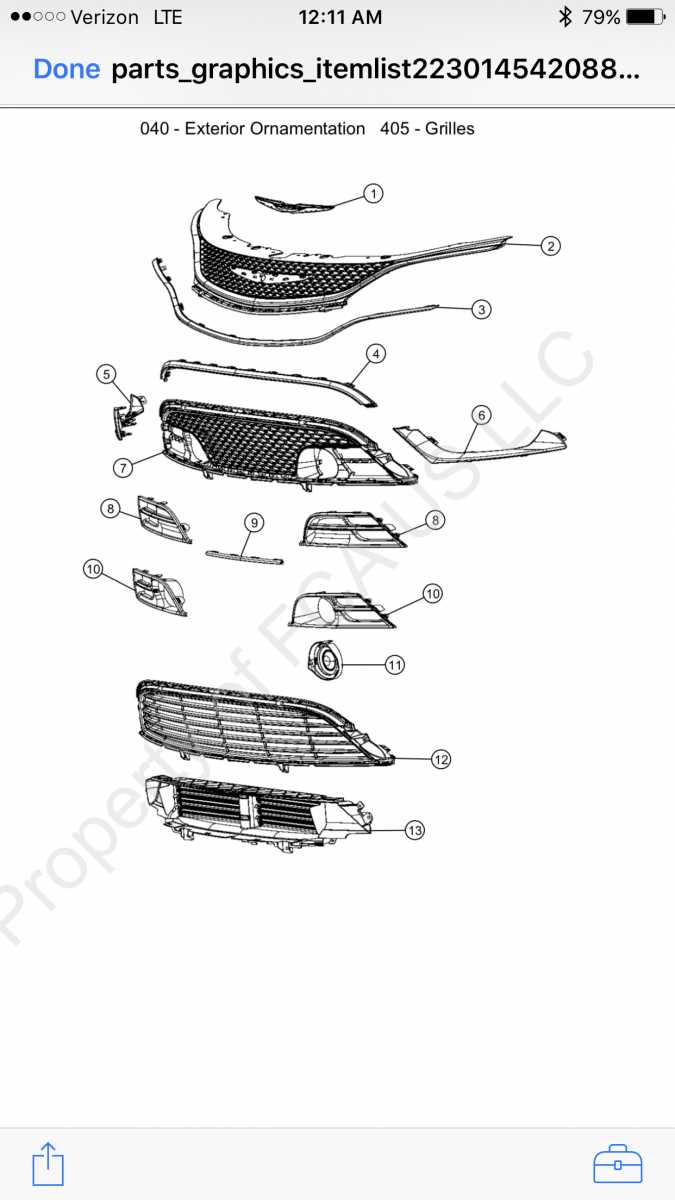 2015 chrysler 200 parts diagram