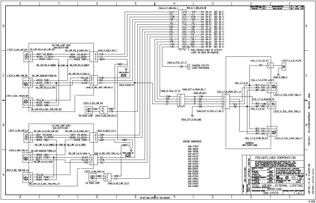 freightliner xc chassis parts diagram