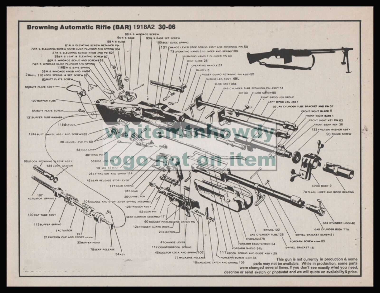 new browning a5 parts diagram