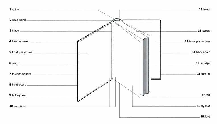 parts of a book diagram