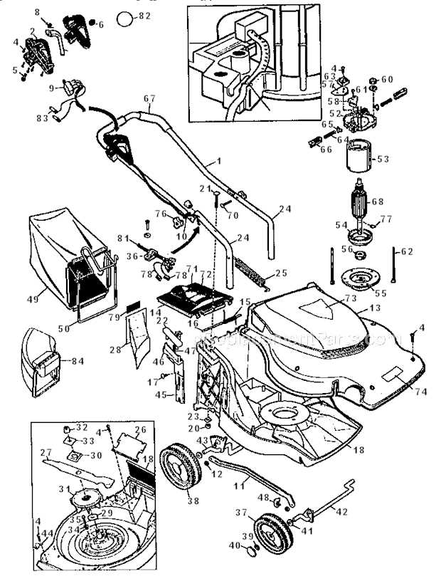 craftsman 917 mower parts diagram