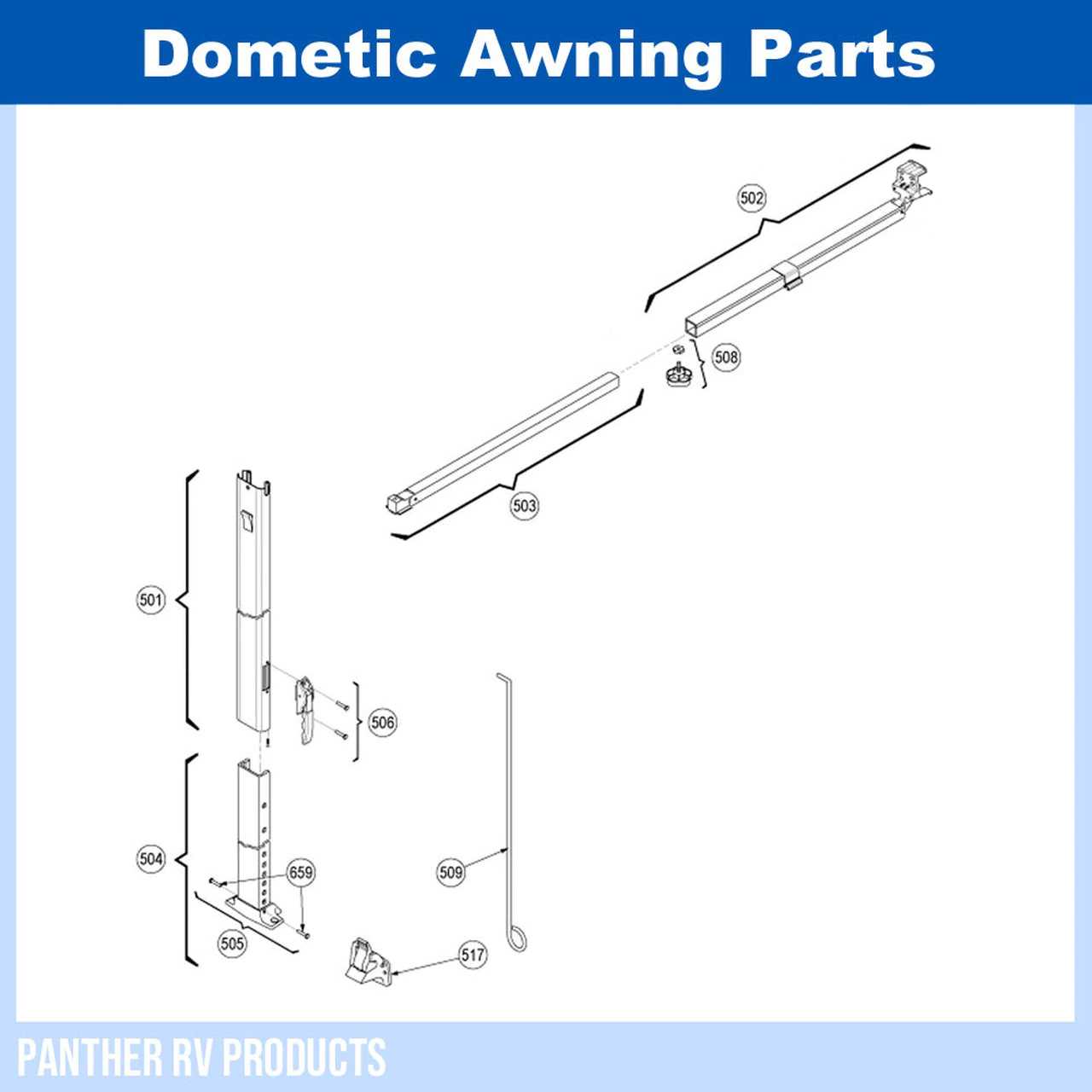 a&e awning parts diagram