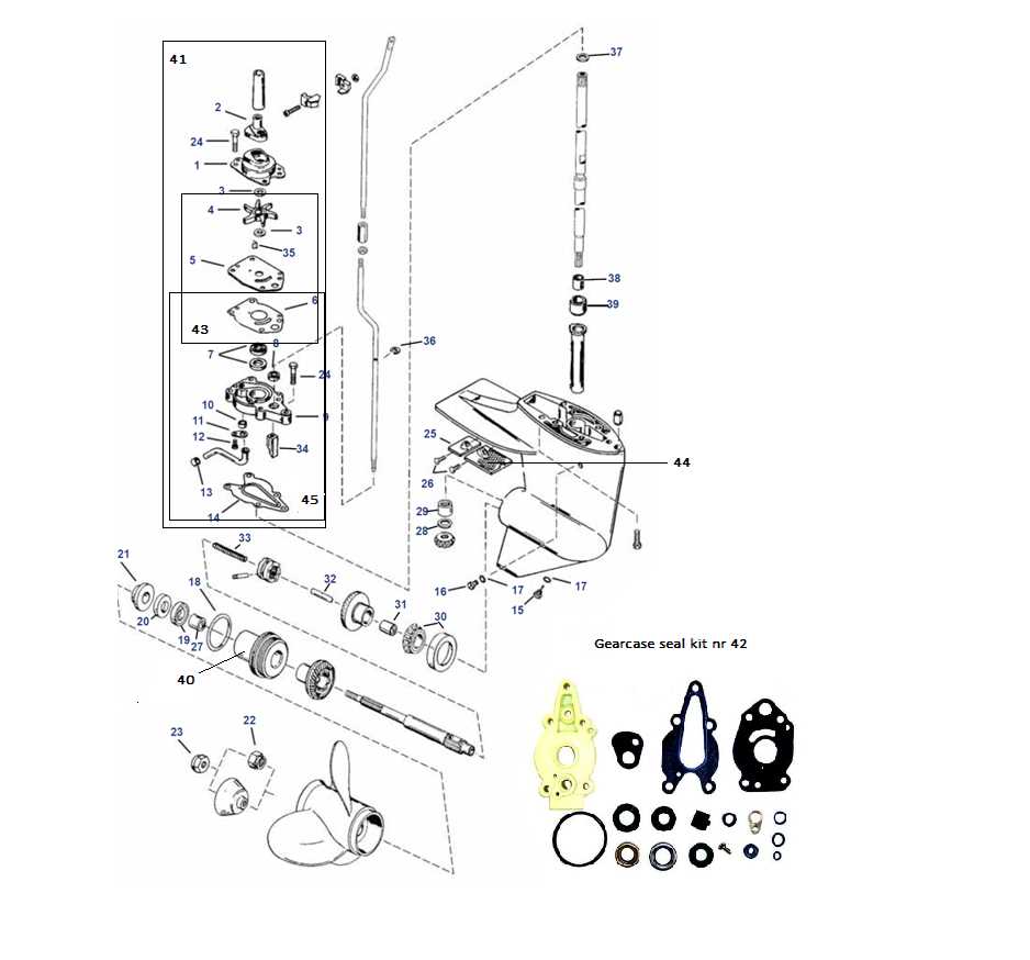 mercury 40 hp 2 stroke parts diagram