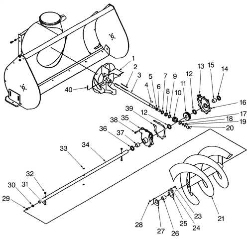 john deere snowblower parts diagram