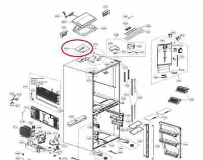 lg french door refrigerator parts diagram