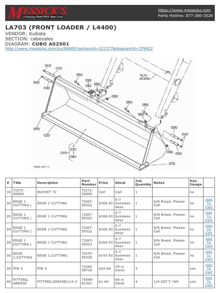 kubota l4400 parts diagram