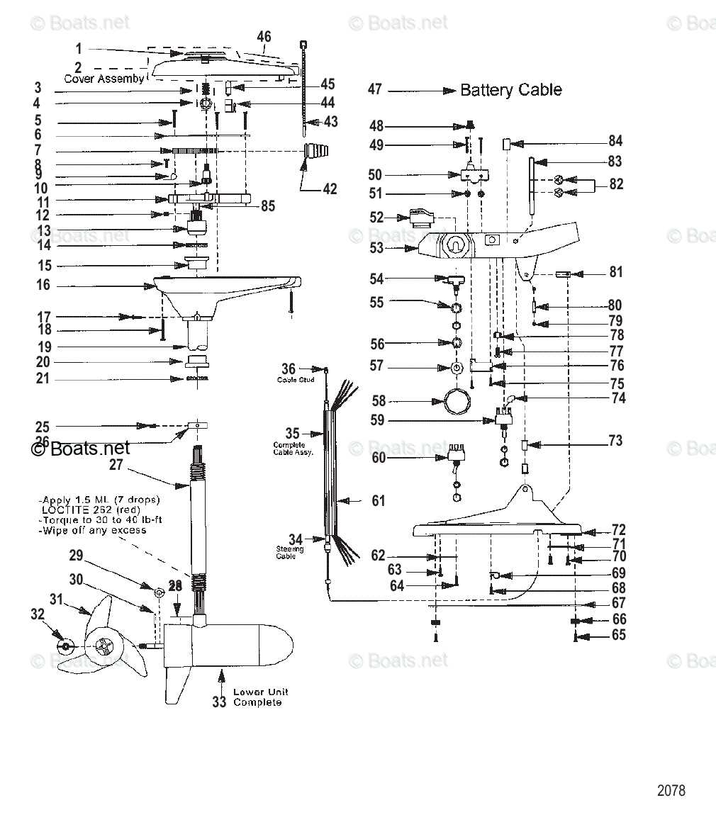 motorguide trolling motor parts diagram