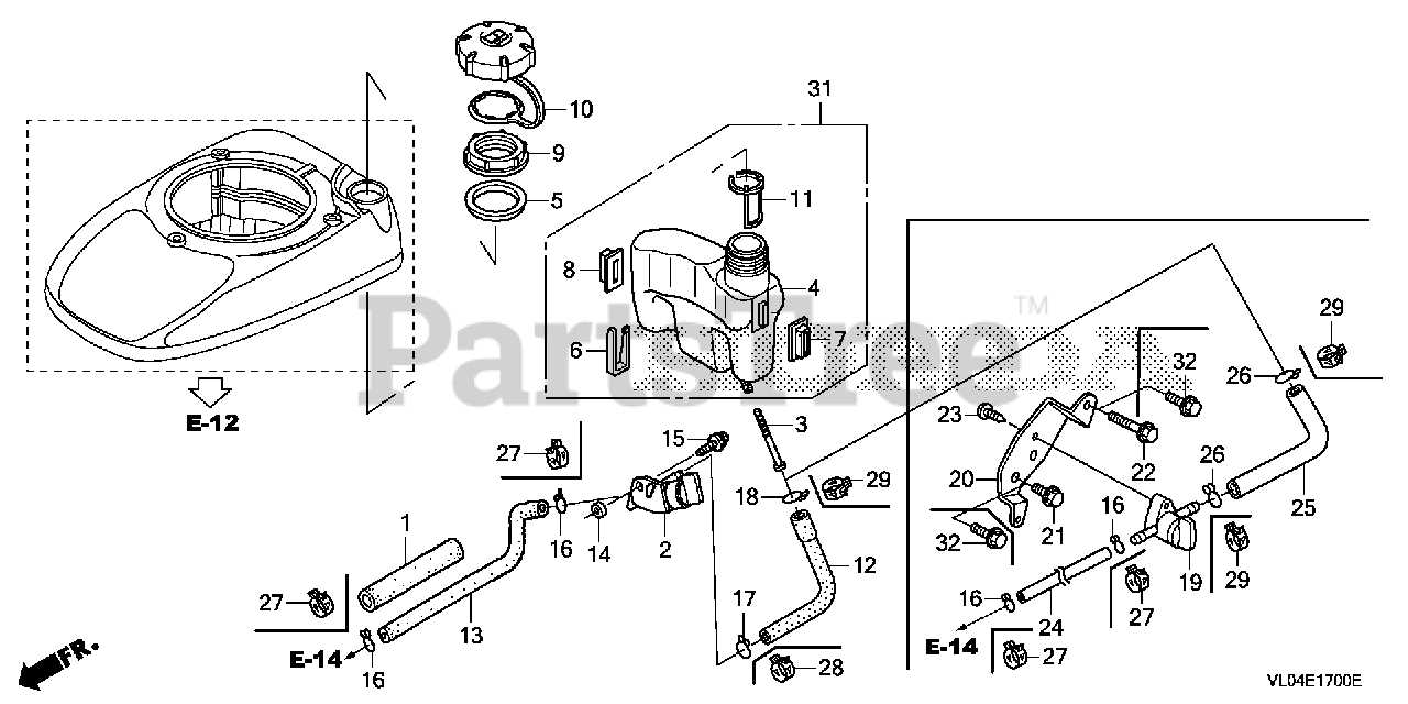 honda hrr216 parts diagram