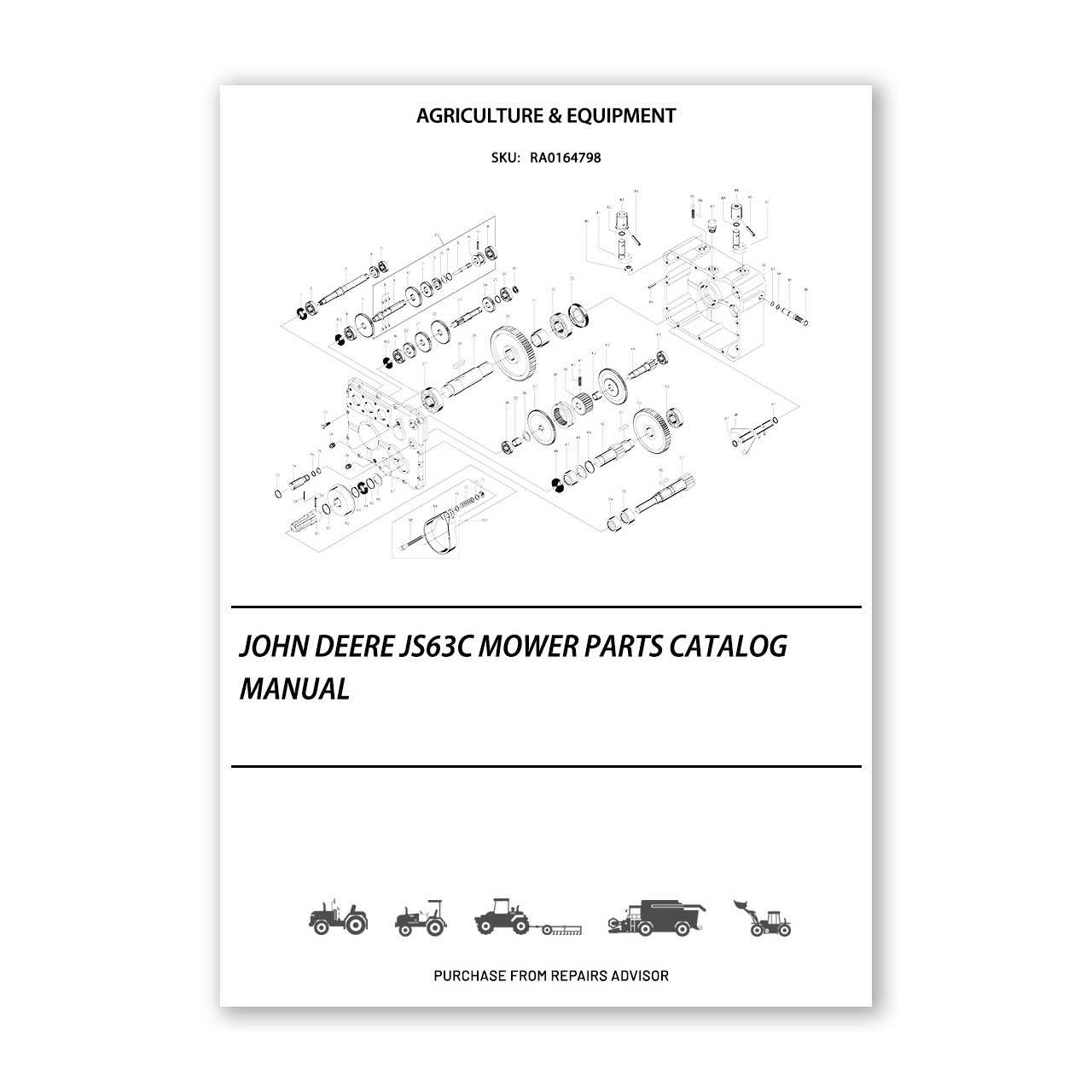 john deere js63c parts diagram