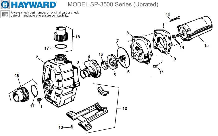 hayward super pump 2 parts diagram