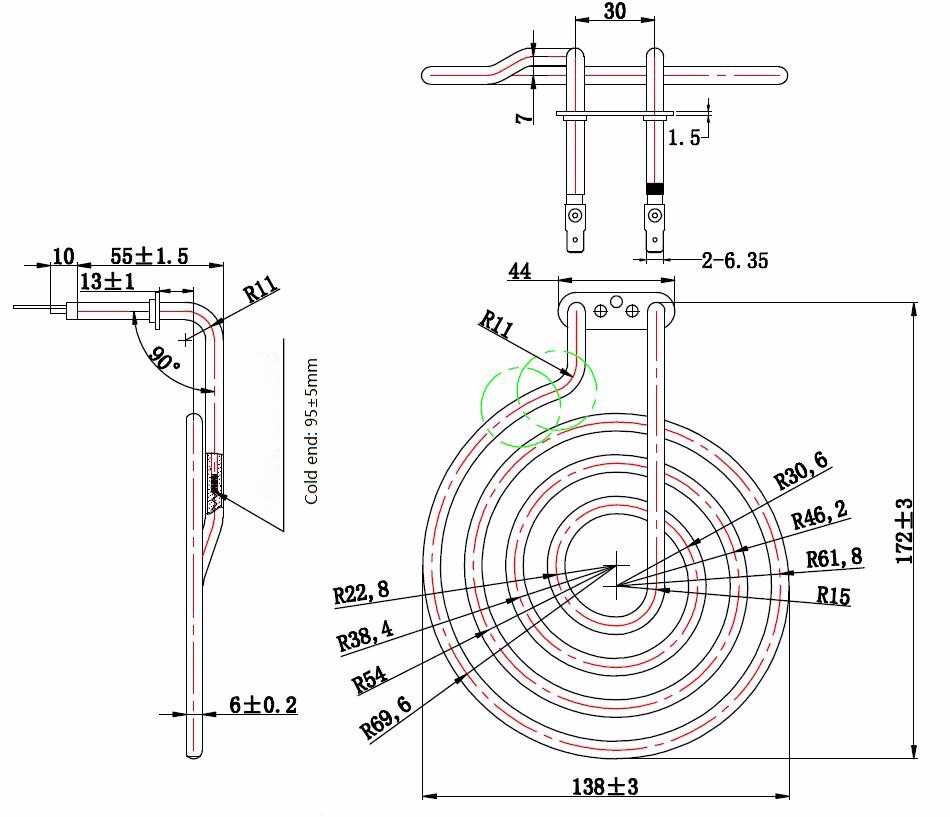 air fryer parts diagram