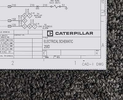 cat 259d skid steer parts diagram