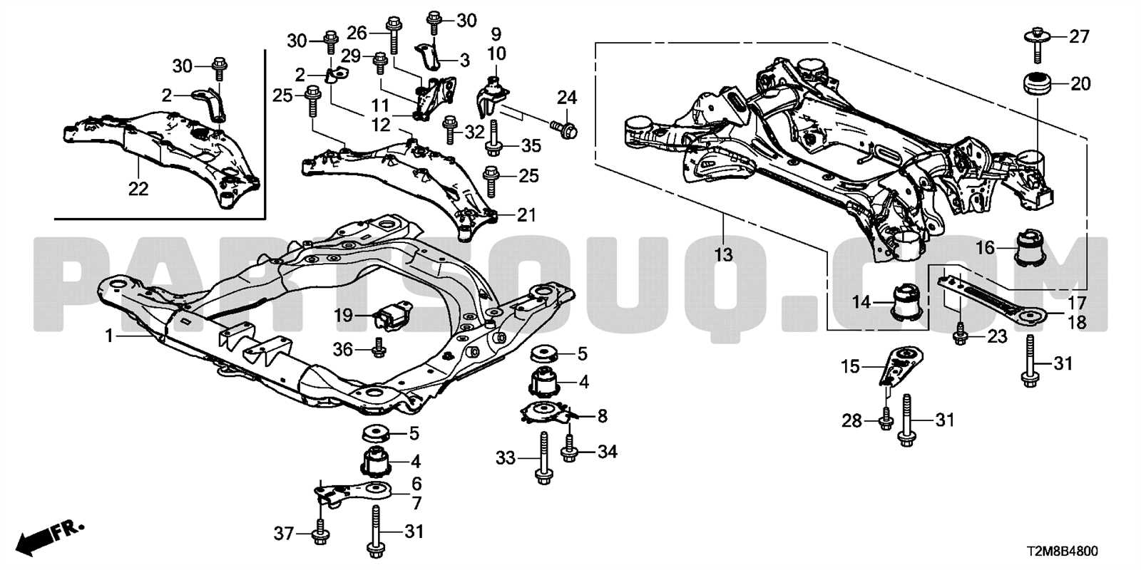 2014 honda accord parts diagram