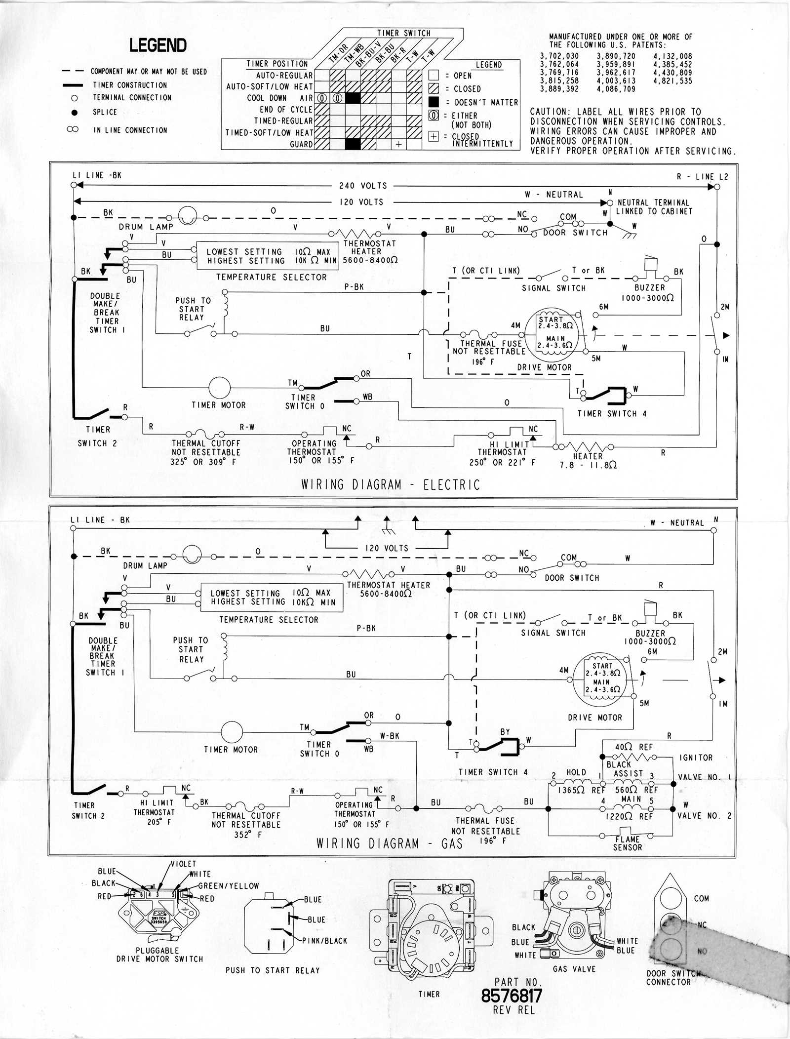 whirlpool dryer parts diagram