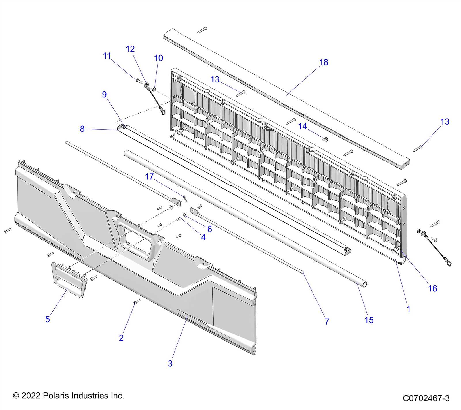 polaris ranger xp 1000 parts diagram