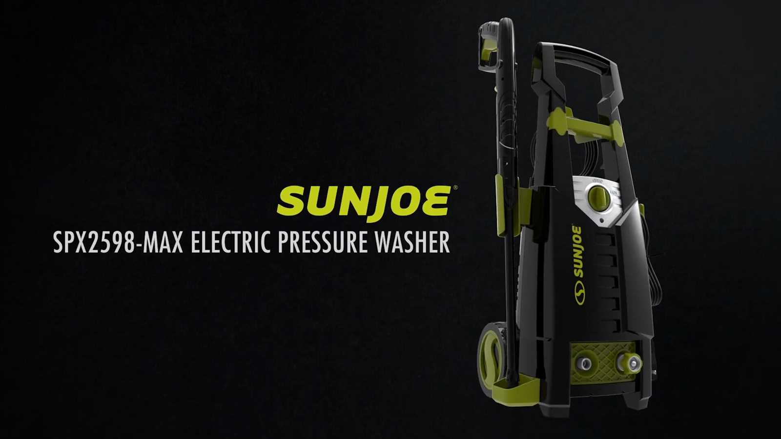 sun joe pressure washer parts diagram