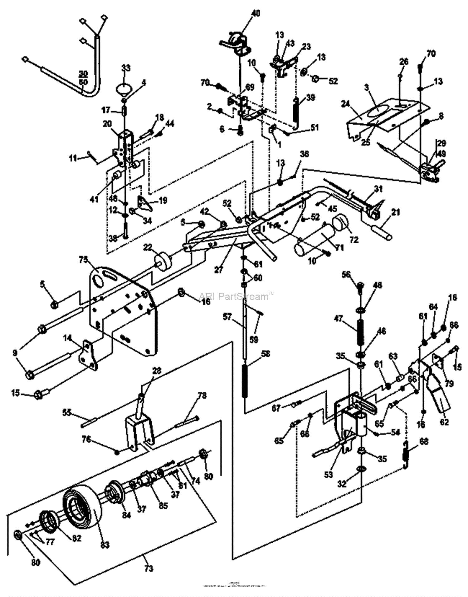 craftsman dlt 3000 parts diagram