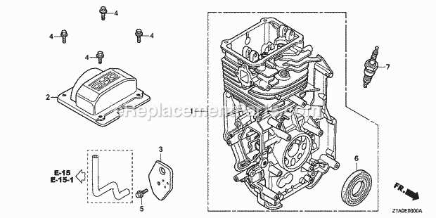 honda gvc190 parts diagram