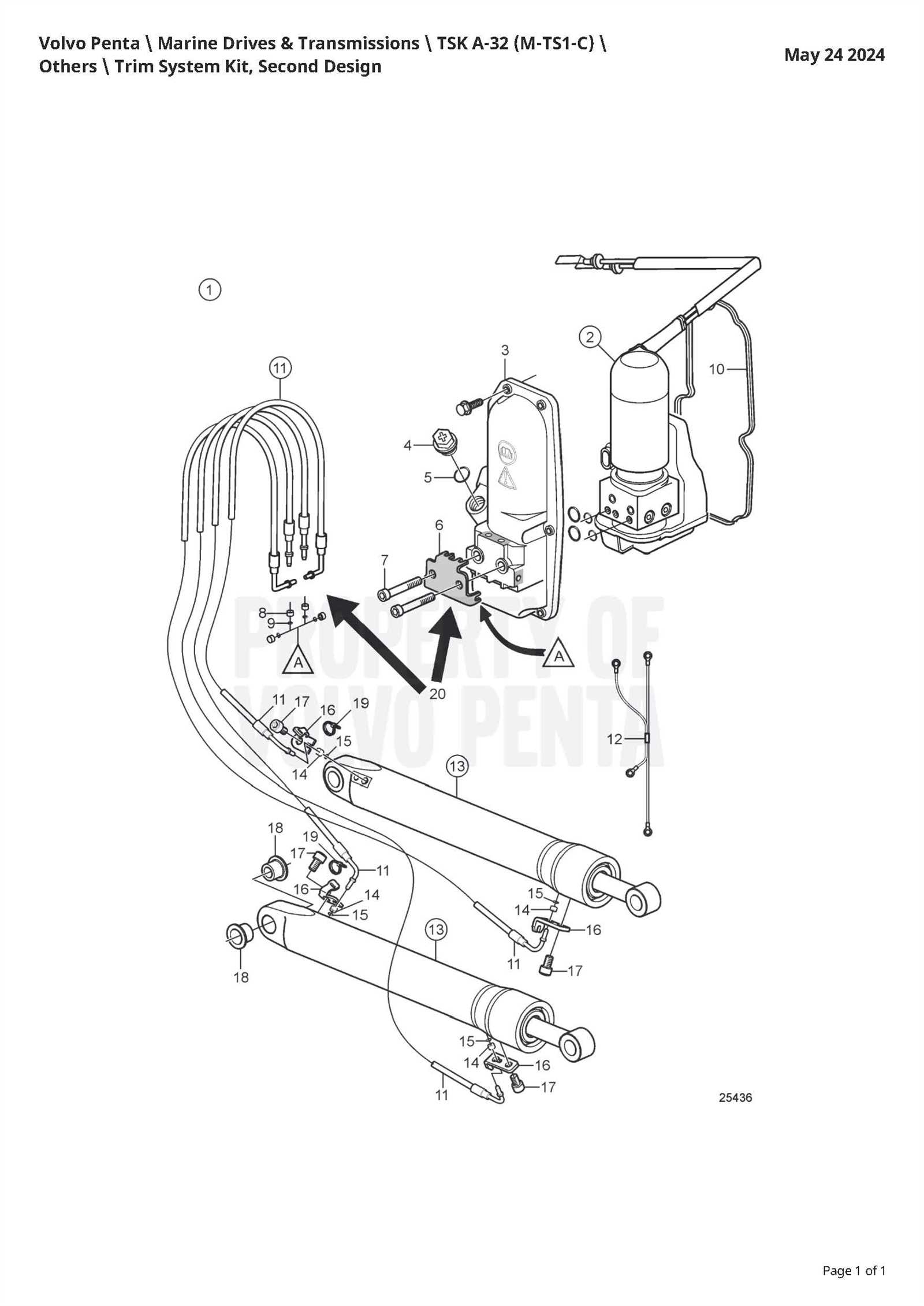 volvo penta outdrive parts diagram