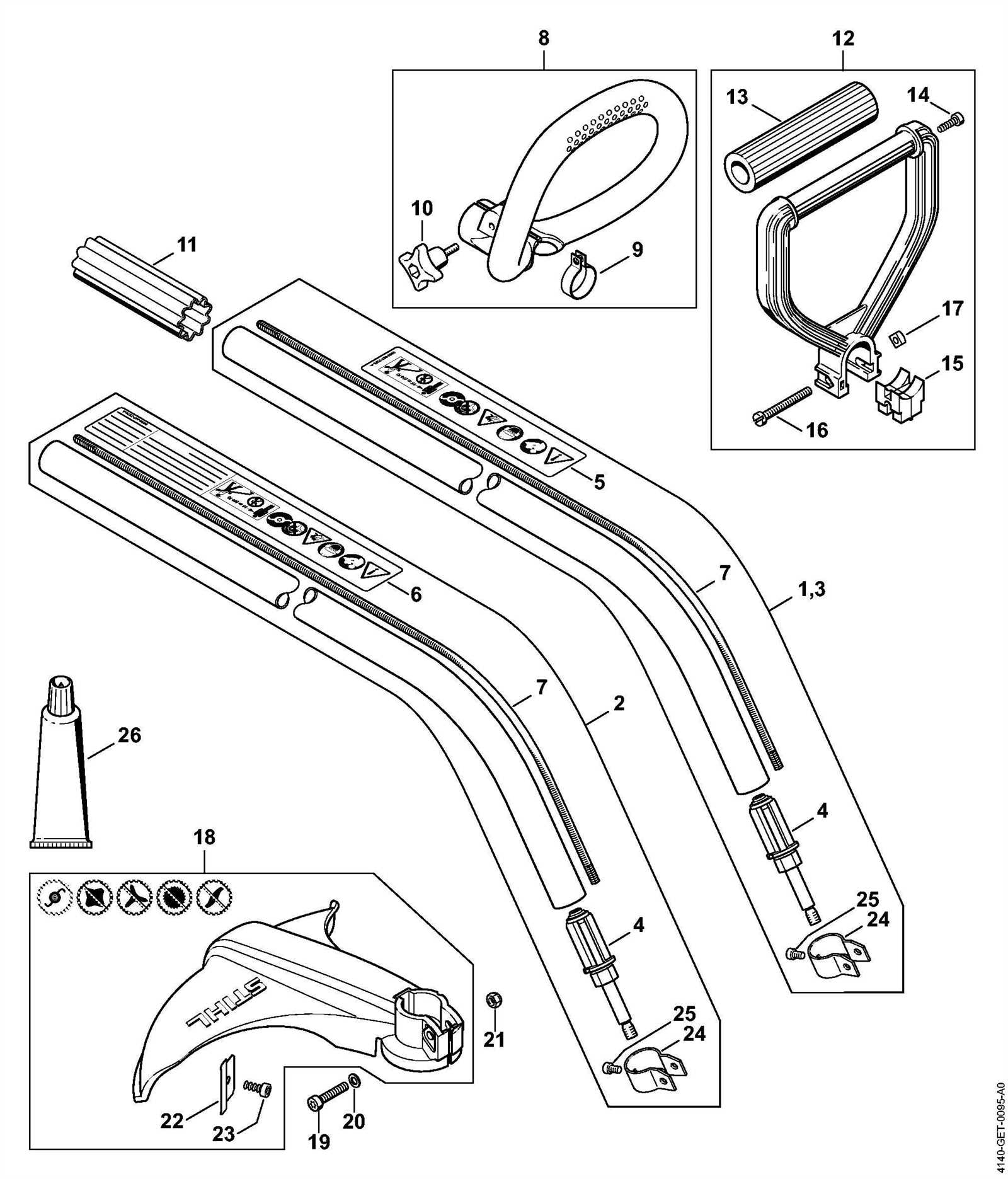 stihl fs38 parts diagram