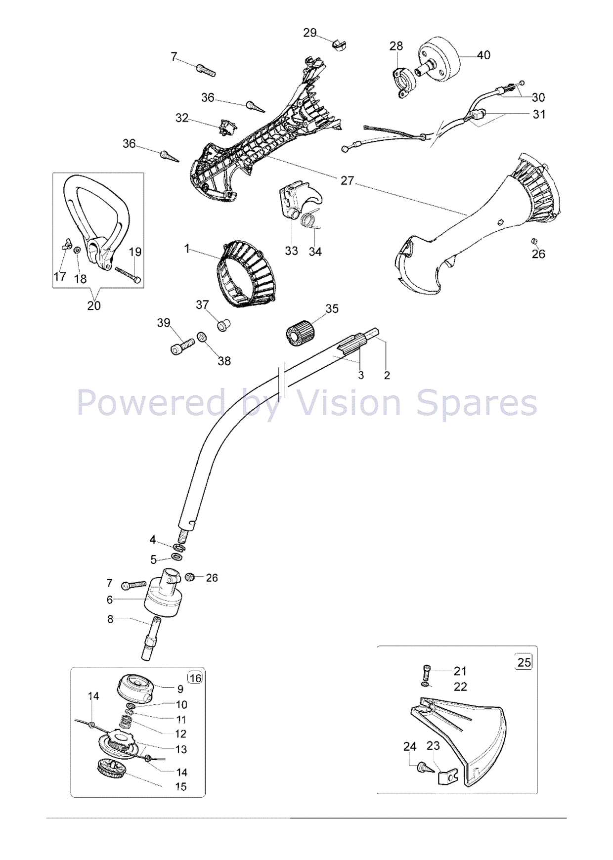 black and decker grass hog parts diagram