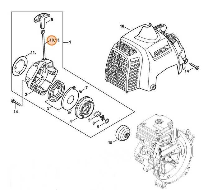 stihl sr200 parts diagram