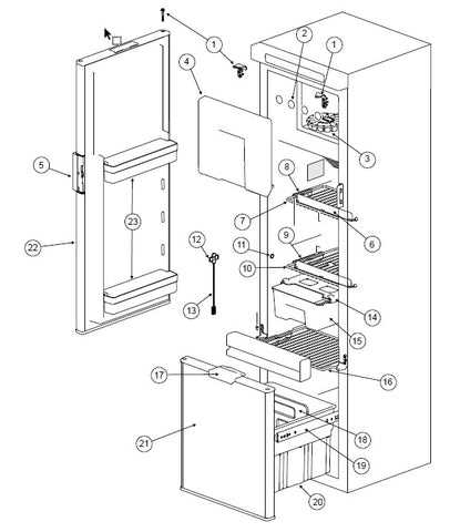 lg french door refrigerator parts diagram