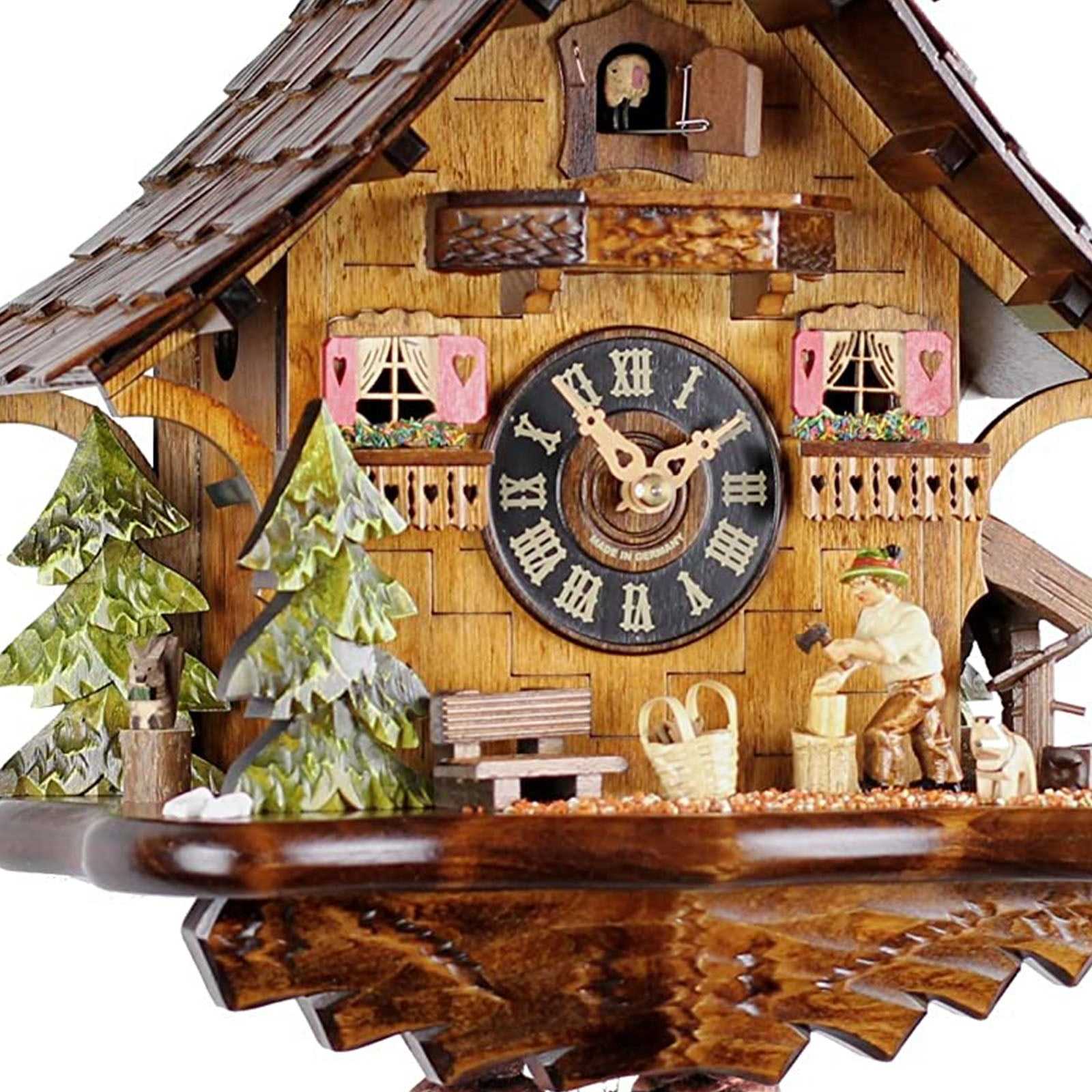 mechanical cuckoo clock parts diagram