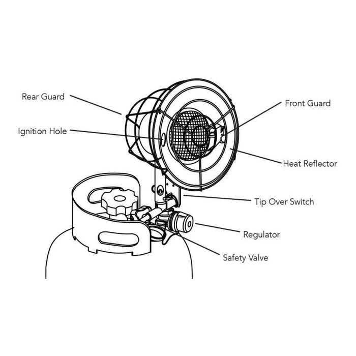 remington heater parts diagram