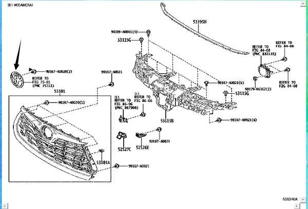 toyota highlander parts diagram