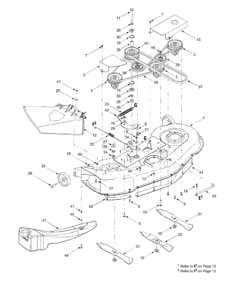 huskee lt4200 parts diagram