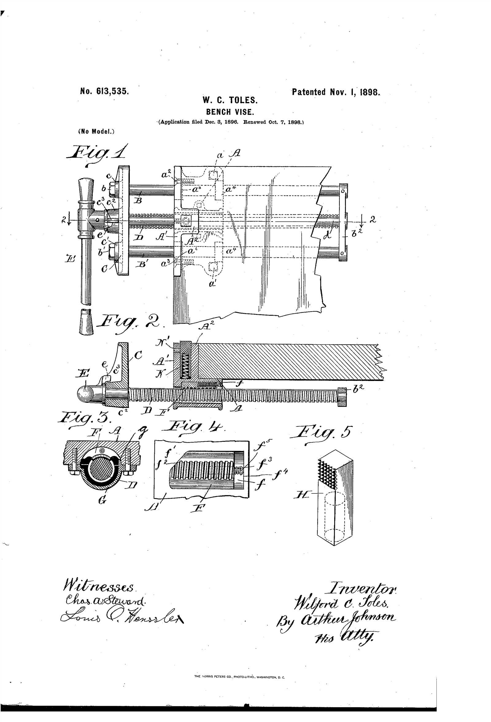 bench vise parts diagram