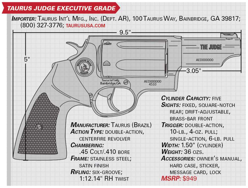 taurus judge parts diagram