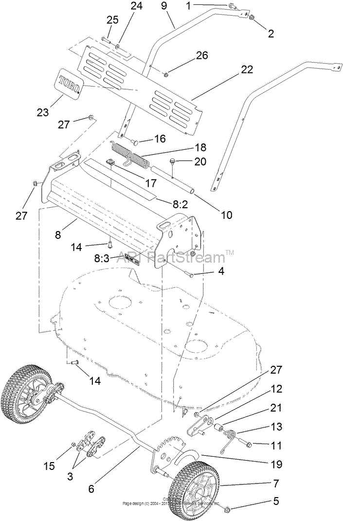 toro 22200 parts diagram