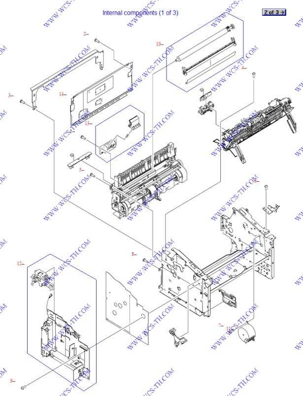 printer parts diagram