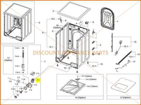 samsung washer parts diagram