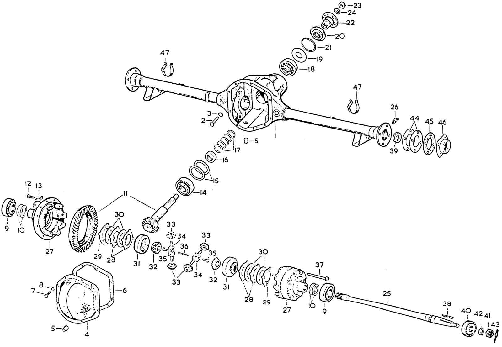 drive shaft parts diagram