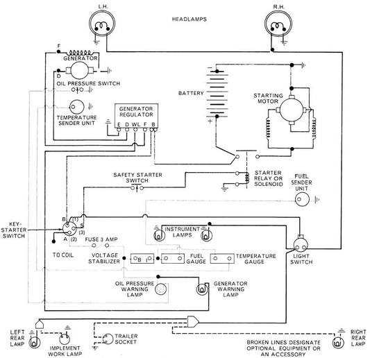 ford 5000 steering parts diagram