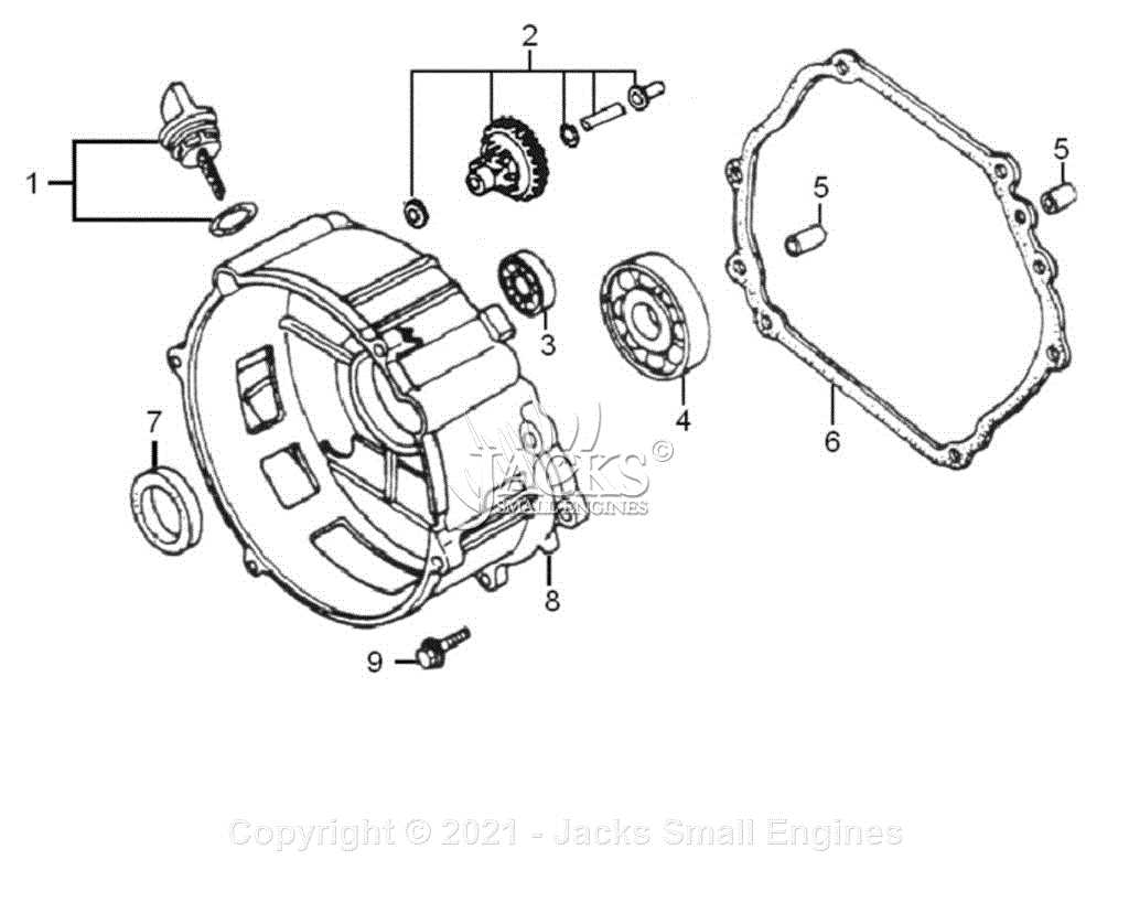 generac gp6500 parts diagram