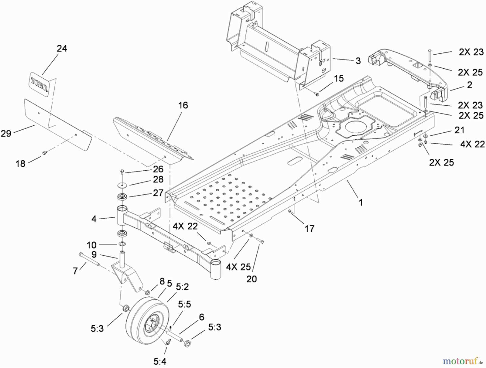 toro 75750 parts diagram