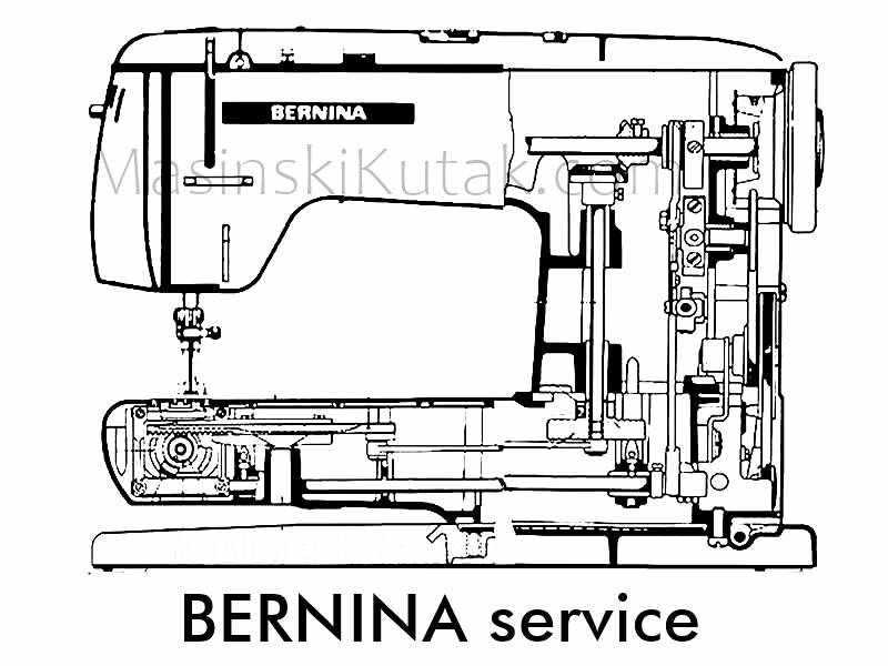 bernina sewing machine diagram of parts