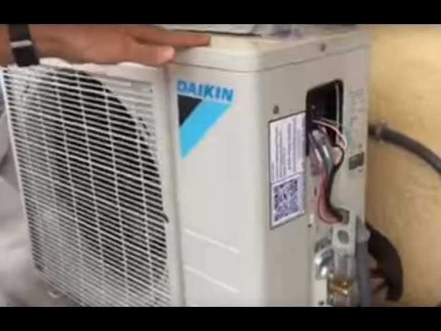 daikin mini split parts diagram