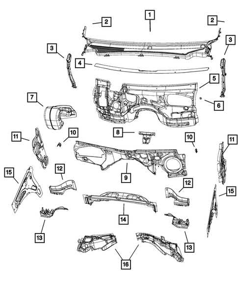 dodge durango parts diagram