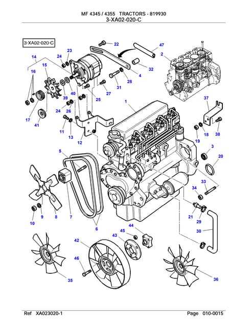 massey ferguson 35 parts diagram