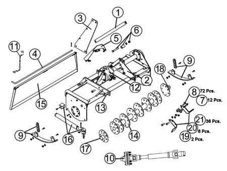 king kutter brush hog parts diagram