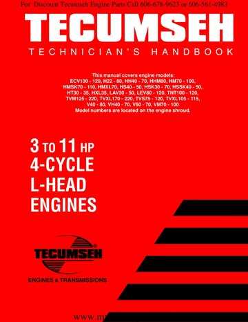 tecumseh 10 hp engine parts diagram