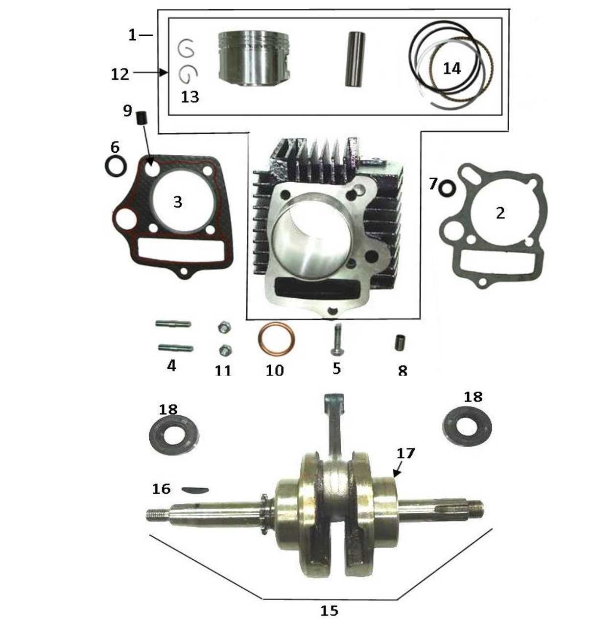 110cc chinese atv parts diagram